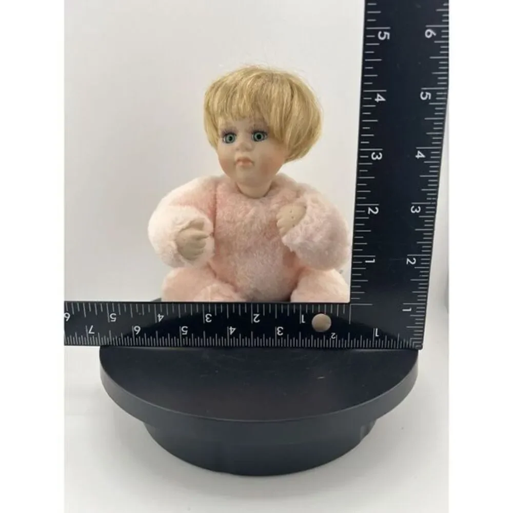 McField‎ Int. Co. Porcelain Doll Joined Body Furry Bunny Suit No Hat Vintage